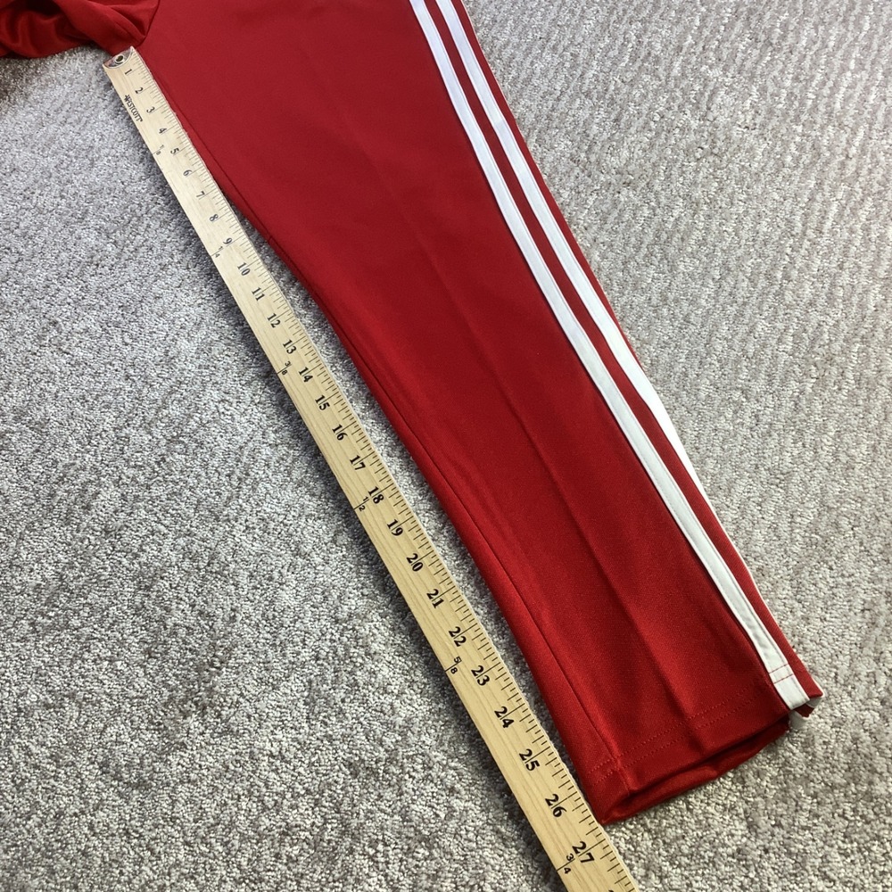 Adidas Tiro Essentials Youth Track Pants Red White Size Medium 11-12Y NWT - Picture 15 of 16
